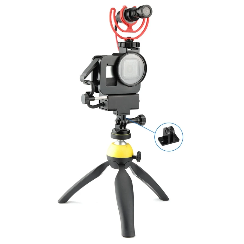 Адаптер для микрофона из алюминиевого сплава 1/4 внешний аудио адаптер защитная