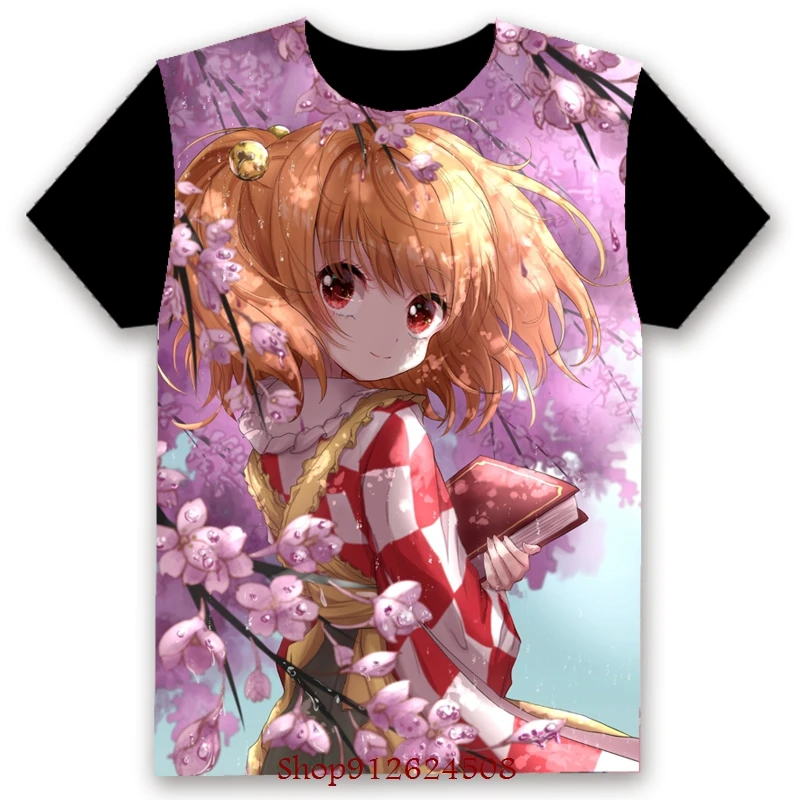 Футболка Мужская/Женская с 3D-принтом Аниме TouHou Project Повседневная Свободная