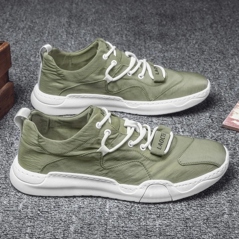 

Men's Shoes 2023 Summer Breathable New Trend Versatile Ice Silk Canvas Shoes Casual Sports Old Beijing Cloth Shoes Men