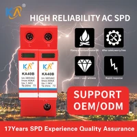 high quality spd 40ka lightning surge protector surge protective device ac protective efficient lightning and surge arrester
