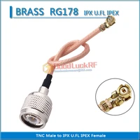ipx u fl ipex female to tnc l12 male pigtail jumper rg178 extend cable rf connector coaxial 50 ohm low loss