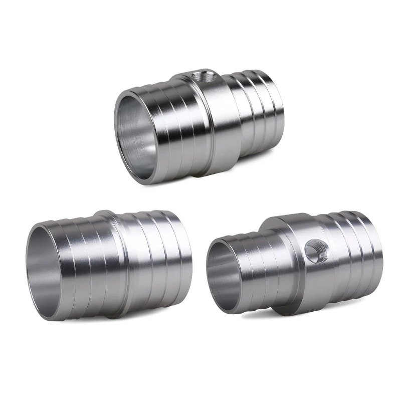 

Aluminum 1-1/2" Hose Barb Splicer Mender Round Union Coupler Fitting GTWS