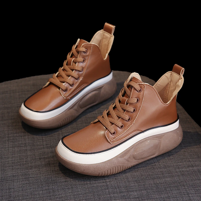 

Женские ботинки 2023, обувь на платформе на молнии, женские модные высокие ботинки, повседневные Модные ботильоны на платформе, женские зимни...