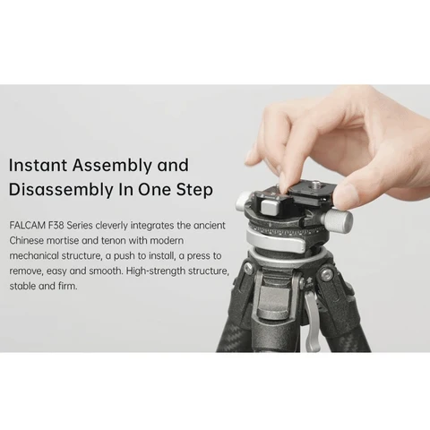 FALCAM F38 Быстросъемная база с несколькими отверстиями Быстросъемная система База с резьбой 1/4" и 3/8" для штатива-монопода-стабилизатора