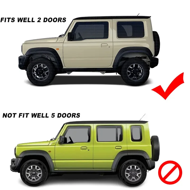 Дефлекторы боковых окон для Suzuki Jimny 2019 2020 2021 2022 2023 3 двери Автомобильный