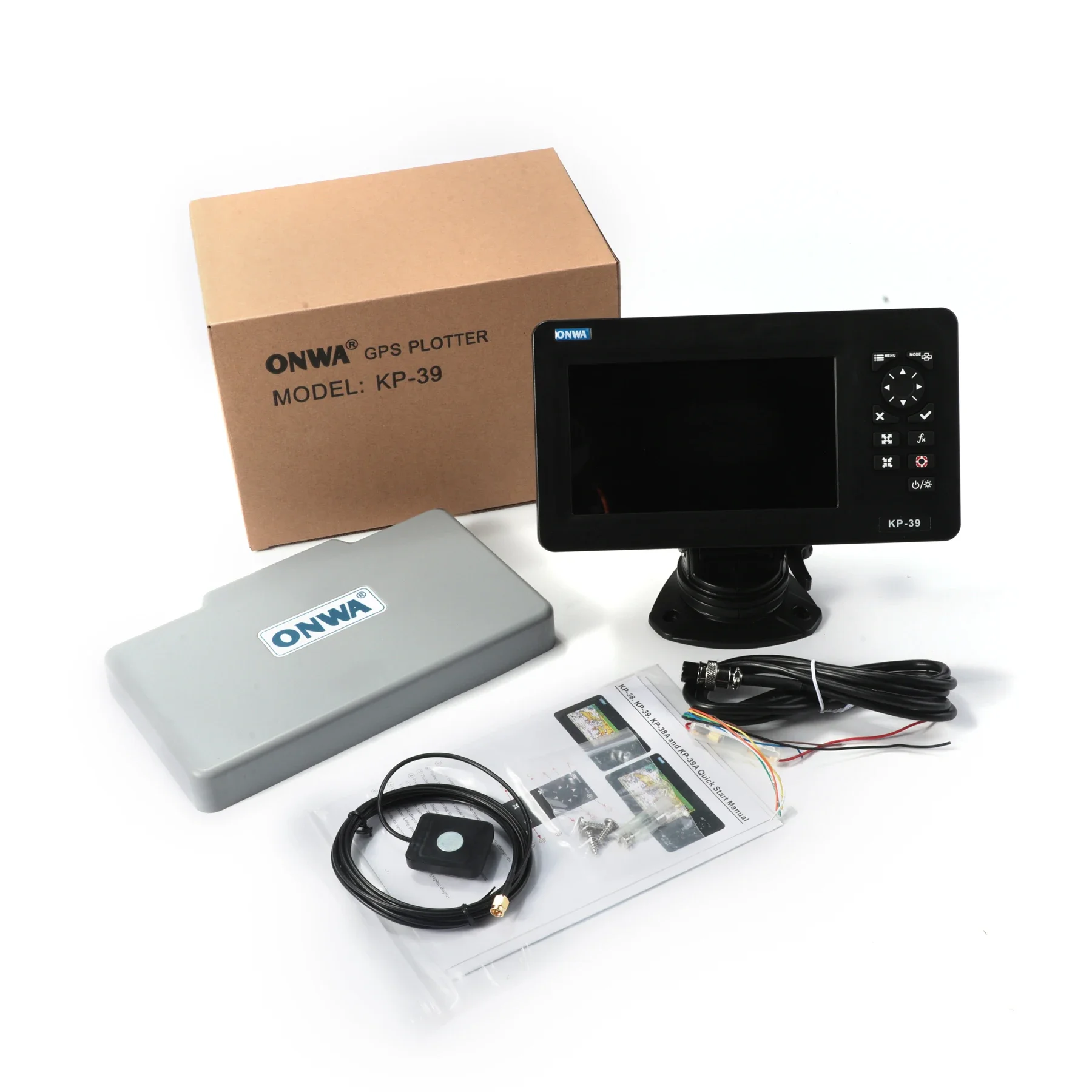 ONWA KP-39 7-дюймовый морской GPS-комплект (с картой K-Chart морской) Карт-плоттер