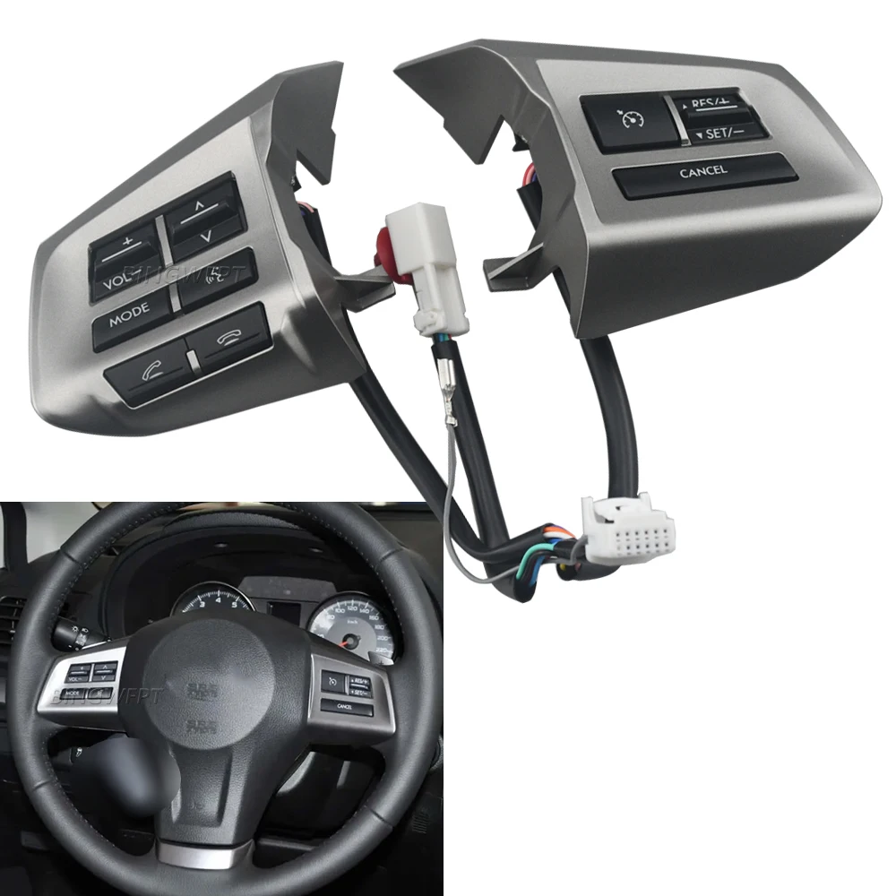 Кнопка регулировки громкости звука на рулевом колесе для Subaru XV Crosstrek Forest 2013-2014