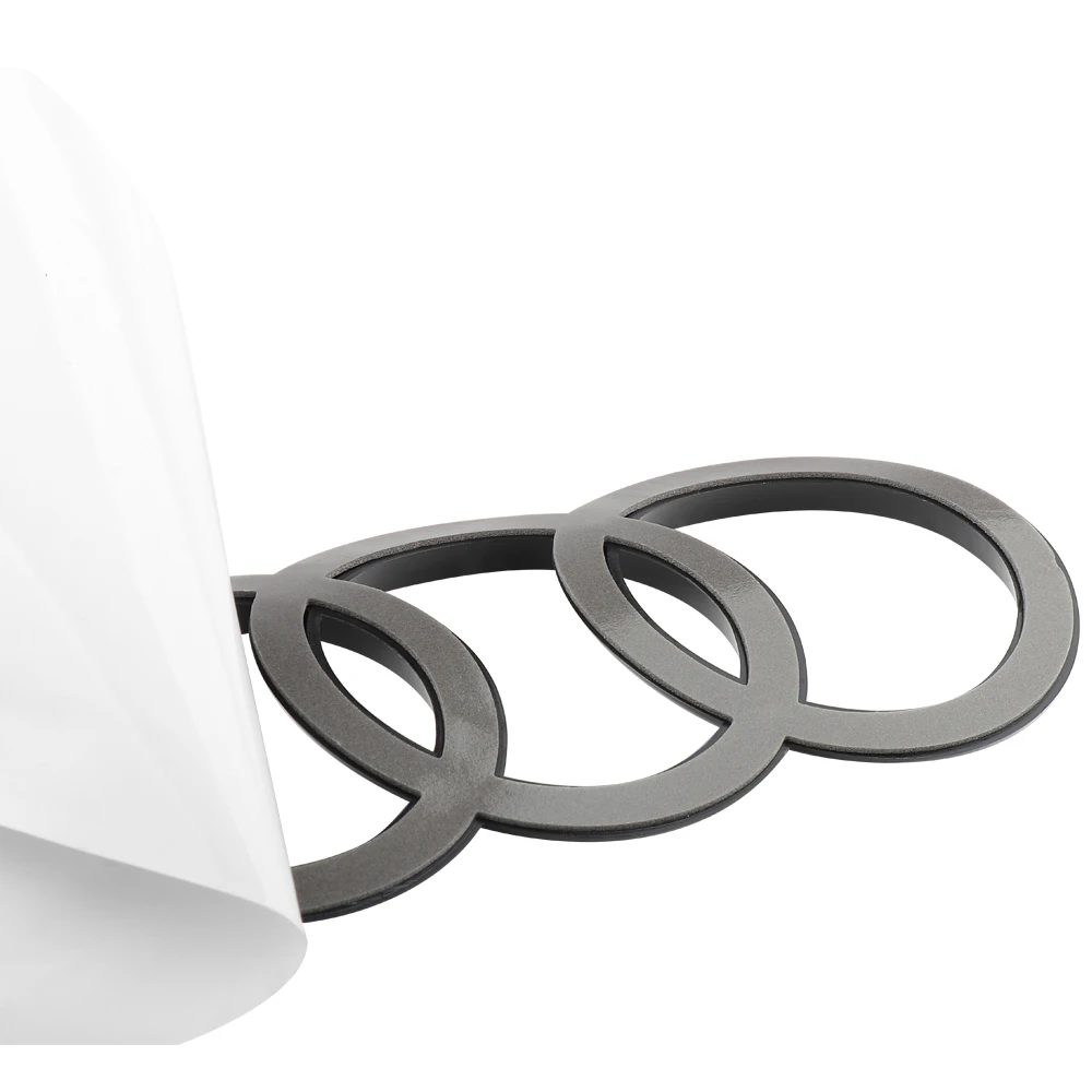 1 шт. эмблема на передний капот автомобиля 4 кольца логотип гриль задний багажник