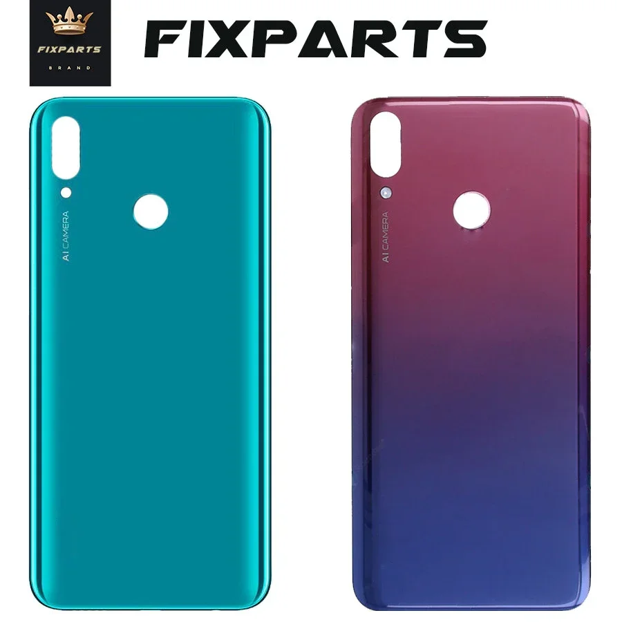 Задняя крышка для Huawei Y9 2019 задняя аккумулятора корпуса сменная JKM LX1 LX2 LX3