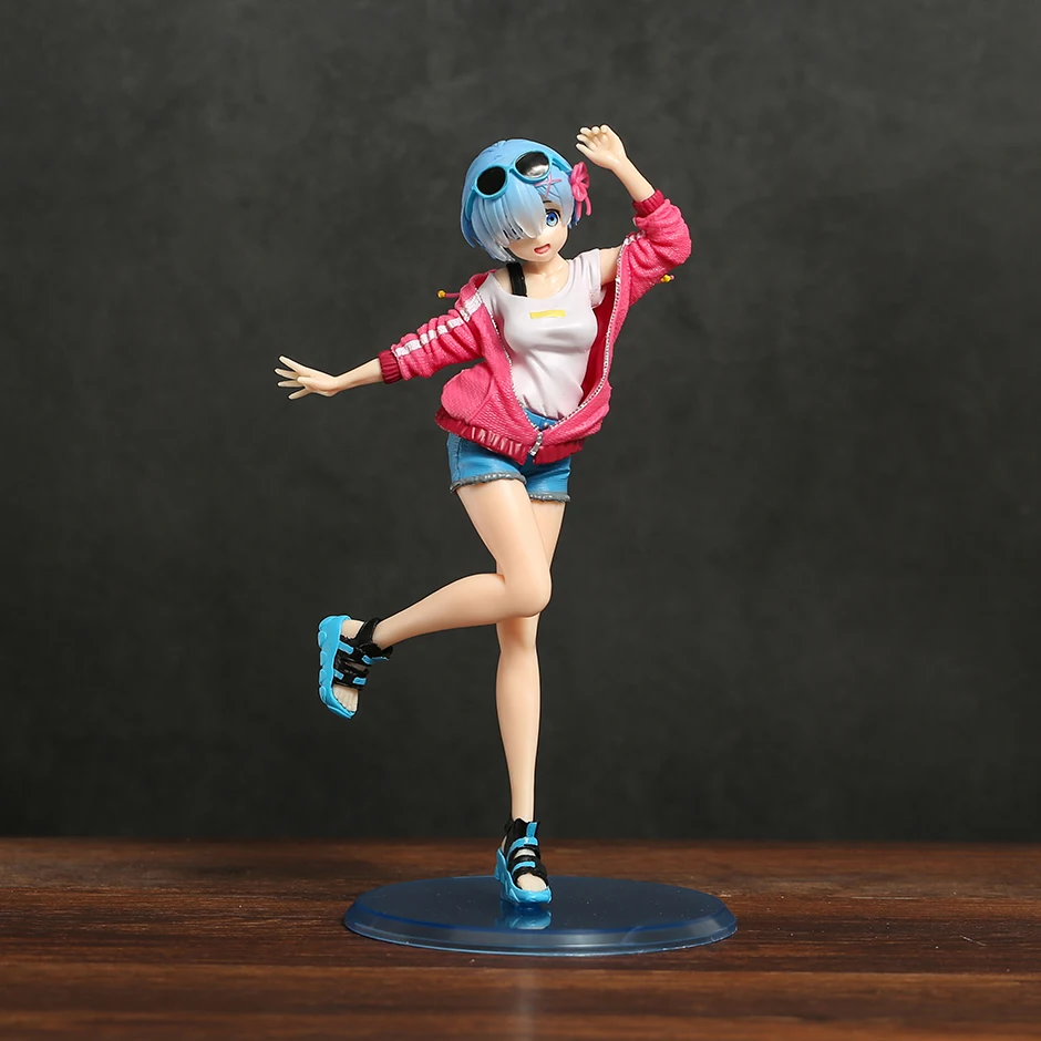 

Re:Zero Начальная жизнь в другом мире Rem Sport Summer Ver. Коллекционная фигурка, модель куклы, декоративная игрушка