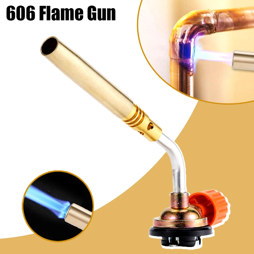 

Gas Portable High Lighter Torch Blow Baking Gas Ignition Kitchen Welding Flame Burner Temperature Flame Gun Tool Torch Carbutane