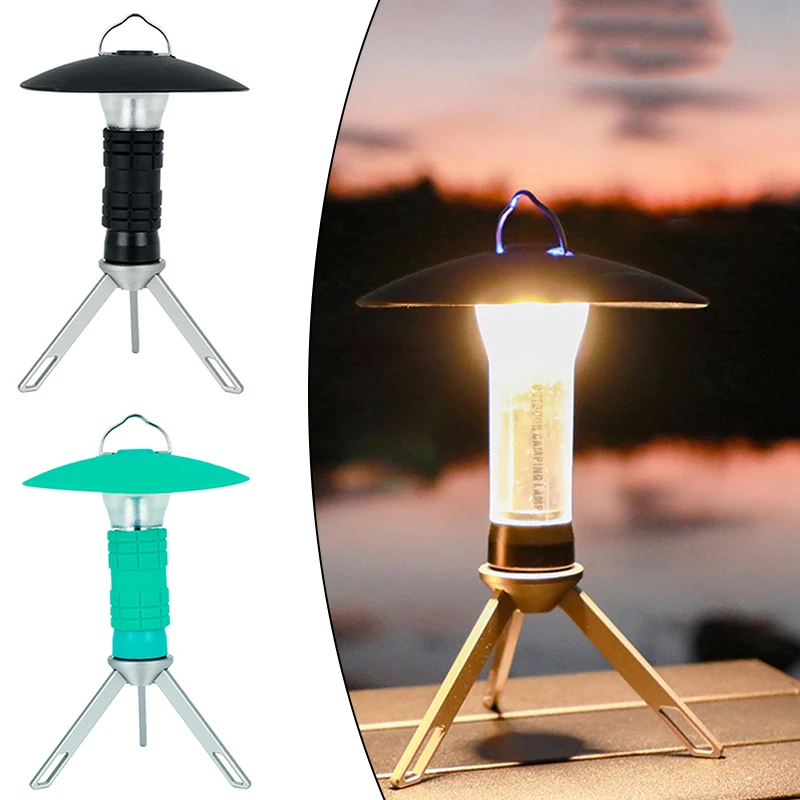 

Светодиодная садовая декоративная лампа с USB-зарядкой и кронштейном, многофункциональный светильник для кемпинга и атмосферы, 4 Вт/630 мАч, Уличное оборудование