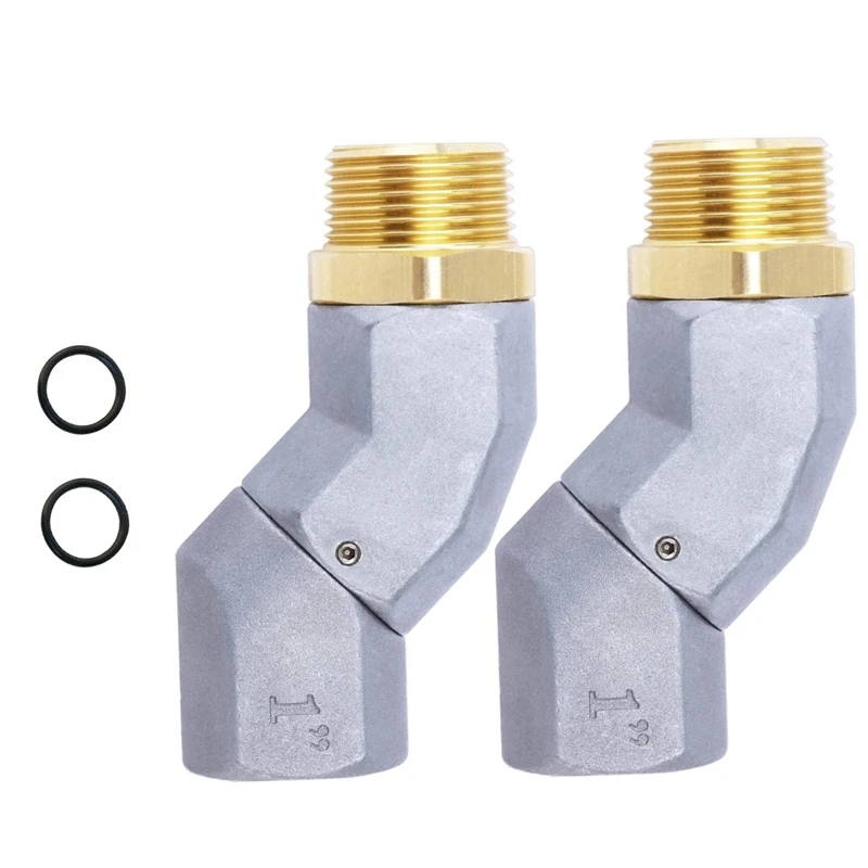 

1 дюймовый топливный трансферный шланг, Поворот на 360 градусов, 2 шт.