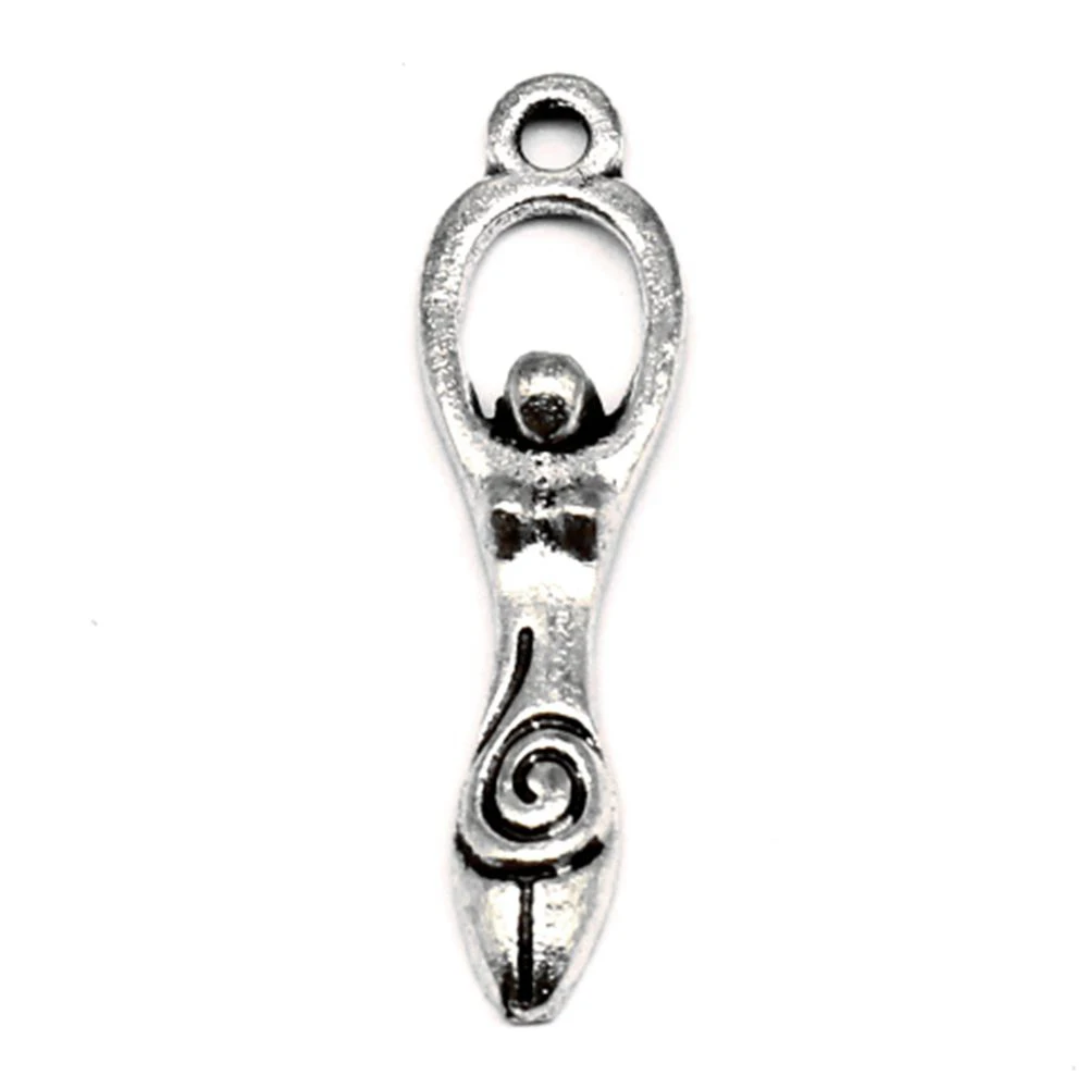 

100pcs Wholesale Jewelry Lots Angel Charms Pendant Supplies For Jewelry Materials 9x31mm