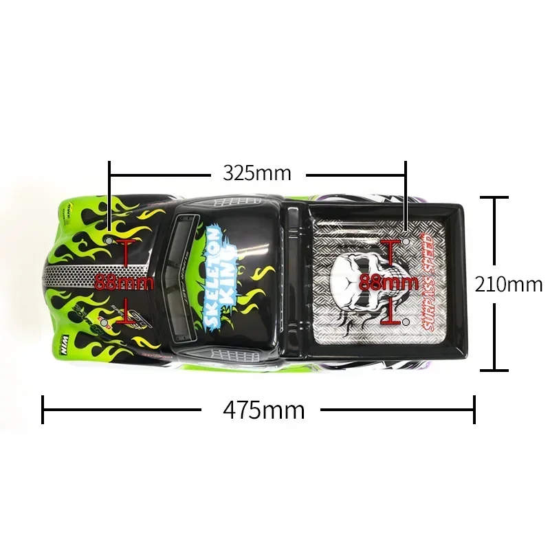 Корпус автомобиля 1/8 для SG-801/802/803 запасные части модели радиоуправляемых