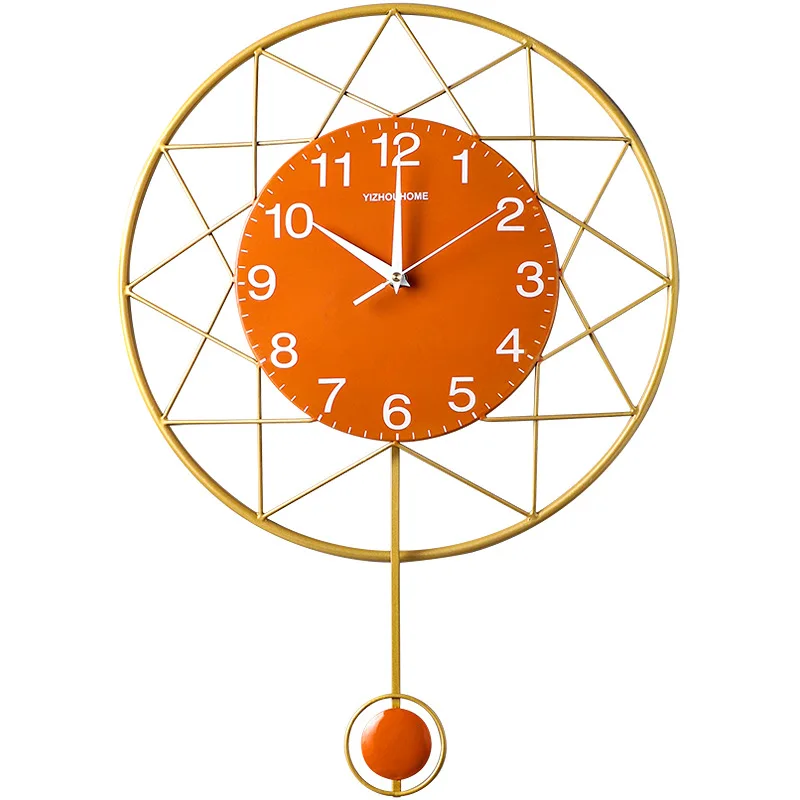 

House Decoration for Living Room Home Decor Hanging Clock for Wall Watch Kitchen Clock to Hang Clocks Home Decoraction Luxury