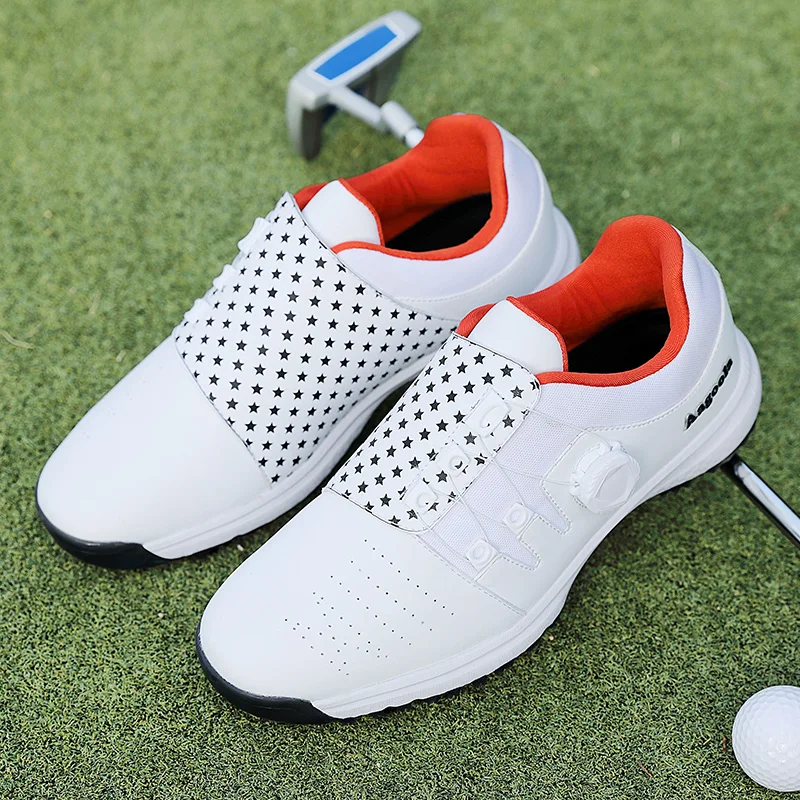 

New Men Pro Waterproof Golf Shoe Wear-resistant Breathable Sports Shoes Golf Shoes