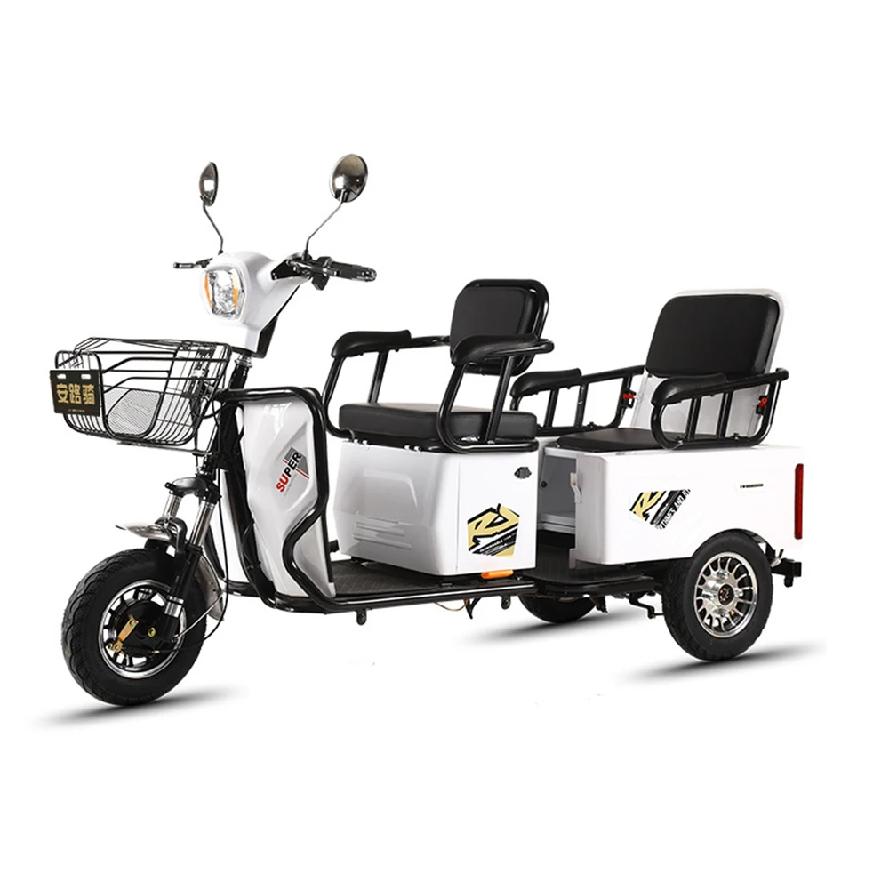 

Aldult Electric Tricycle 600w 48v 20a Electromobile Elderly Instead Of Walking Commute High Power Passenger And Cargo