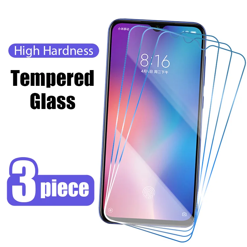 

3PCS Protective Glass for Xiaomi Mi 11 10 Lite 11i 10T Pro Screen Protector for Xiaomi Mi 9 9T A1 A2 A3 Lite 8 SE Mi11 Glass