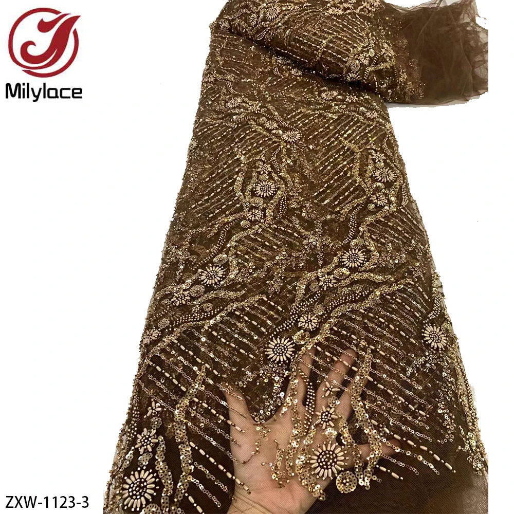 Новинка африканские блестки кружево высокого качества кружевная вышивка