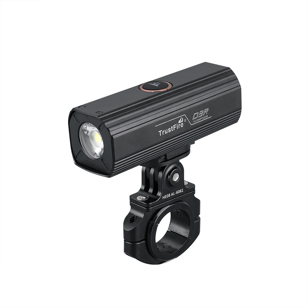 Фото Фонарь для велосипеда TrustFire D3R, перезаряжаемый, из алюминиевого сплава, сверхлегкий, для использования на открытом воздухе, 1350 люмен. №4