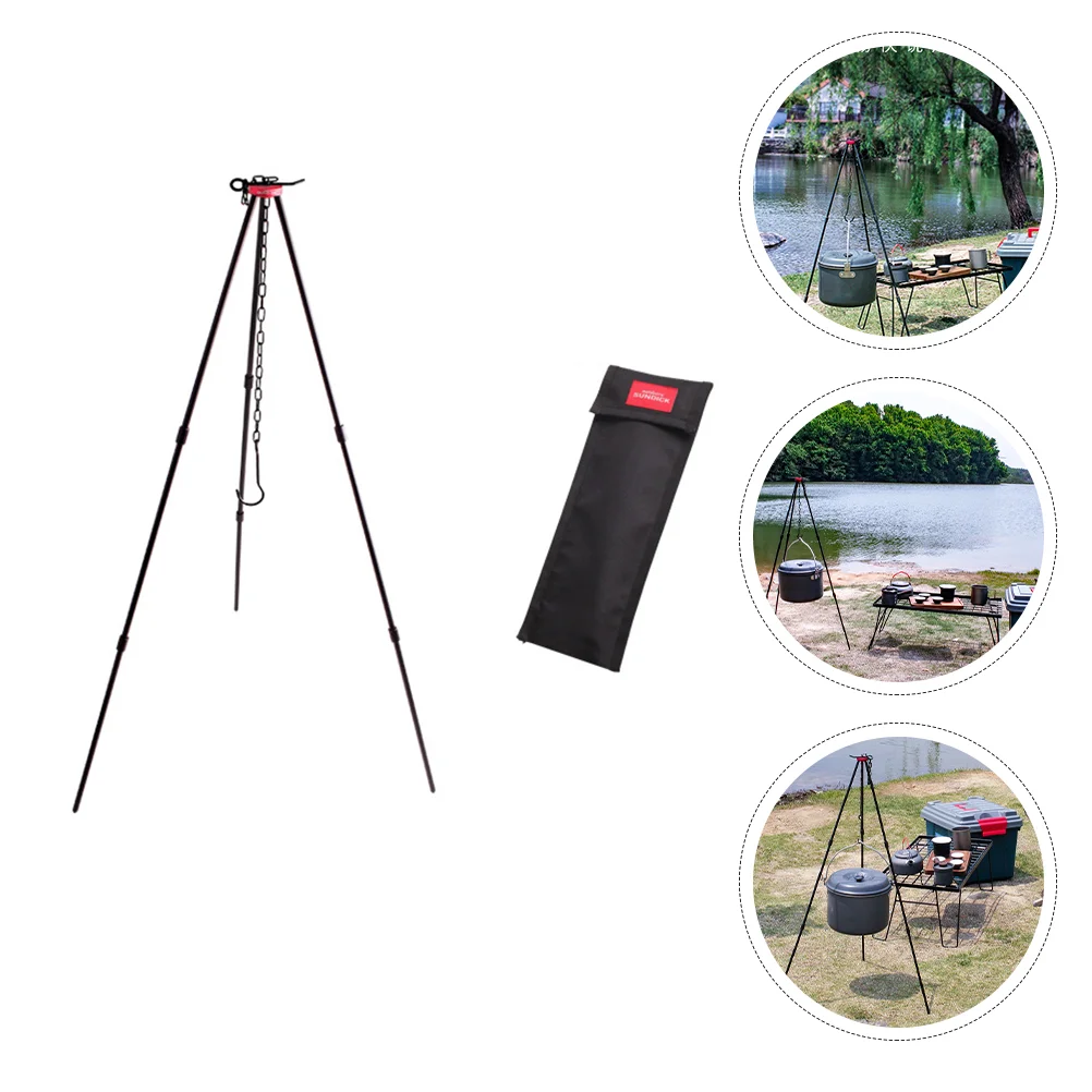 Штатив для костра вешалки одежды подставка приготовления пищи кронштейн горшка