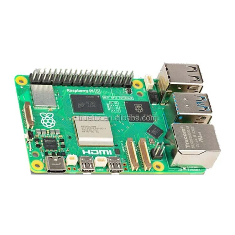 Raspberry Pi 5 5B 4 ГБ 8 LPDDR4X SDRAM Плата разработки Двухдиапазонный Wi-Fi BCM2712 2 ГГц 4-ядерный