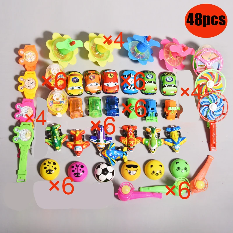 

48Pcs Party Favors Children's Toy Boys And Girls Birthday Giveaway Gift Back To School Classroom Prizes Goodie Bag Pinata