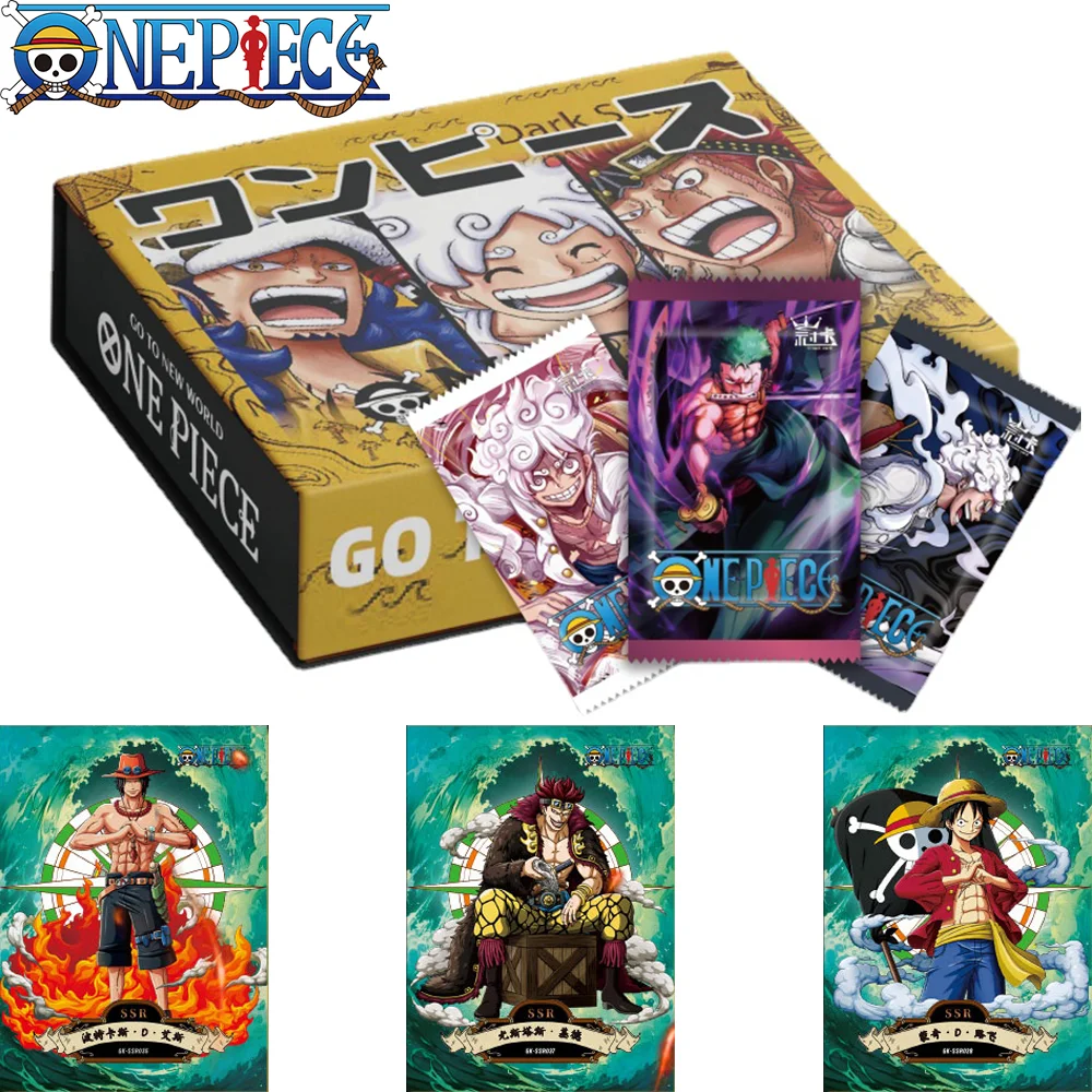 

Anime Genuine One Piece Cards Box First Bomb Grand Line Luffy Hancock Zoro SSR INP HDR Rare Limited Trading Collection Cards Toy