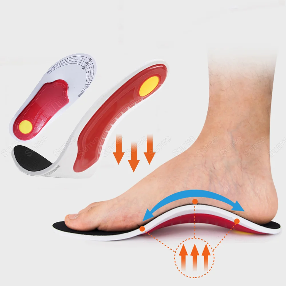 

Orthopedic Insoles Arch Support Flat Feet Shoe Soles Shock Absorption Padding for Cushions Foot Pads Running Shoes Insole Sole