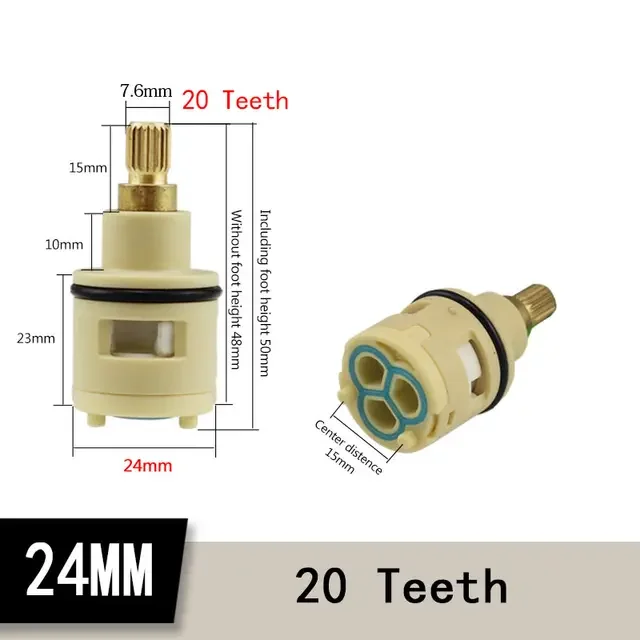 

Смеситель для душа с керамической катушкой, 25/24 мм