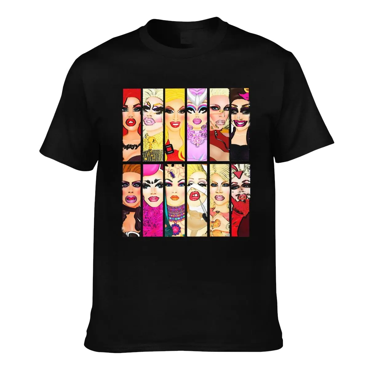 DRAG QUEEN ROYALTY T-Shirts rpdr rupauls drag race lgbt Popular T-Shirt Short-Sleeve Tee Shirt Classic Male |