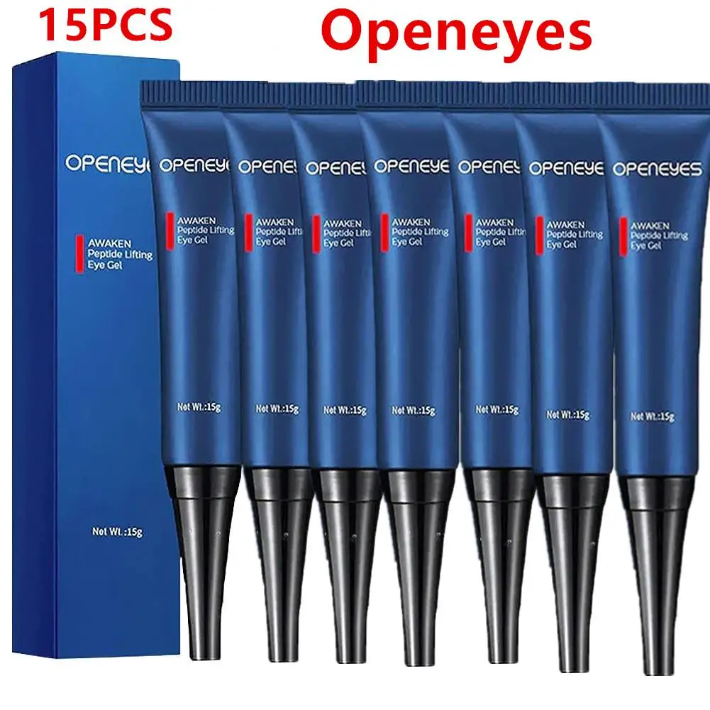 

15x Awaken Peptide Lifting Eye Gel Men Eye Cream Fine Dark Care Lines Circles Eye Cream Eye Puffiness Under Moisturing