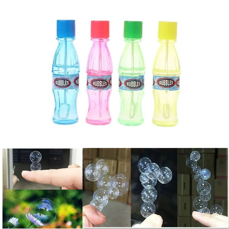 

Y4UD Kids Swimming Bubble Toy Won'for t Burst Bubbles Blower Cartoon Portable for Creative Toy Cola Bottles Bubble Tube