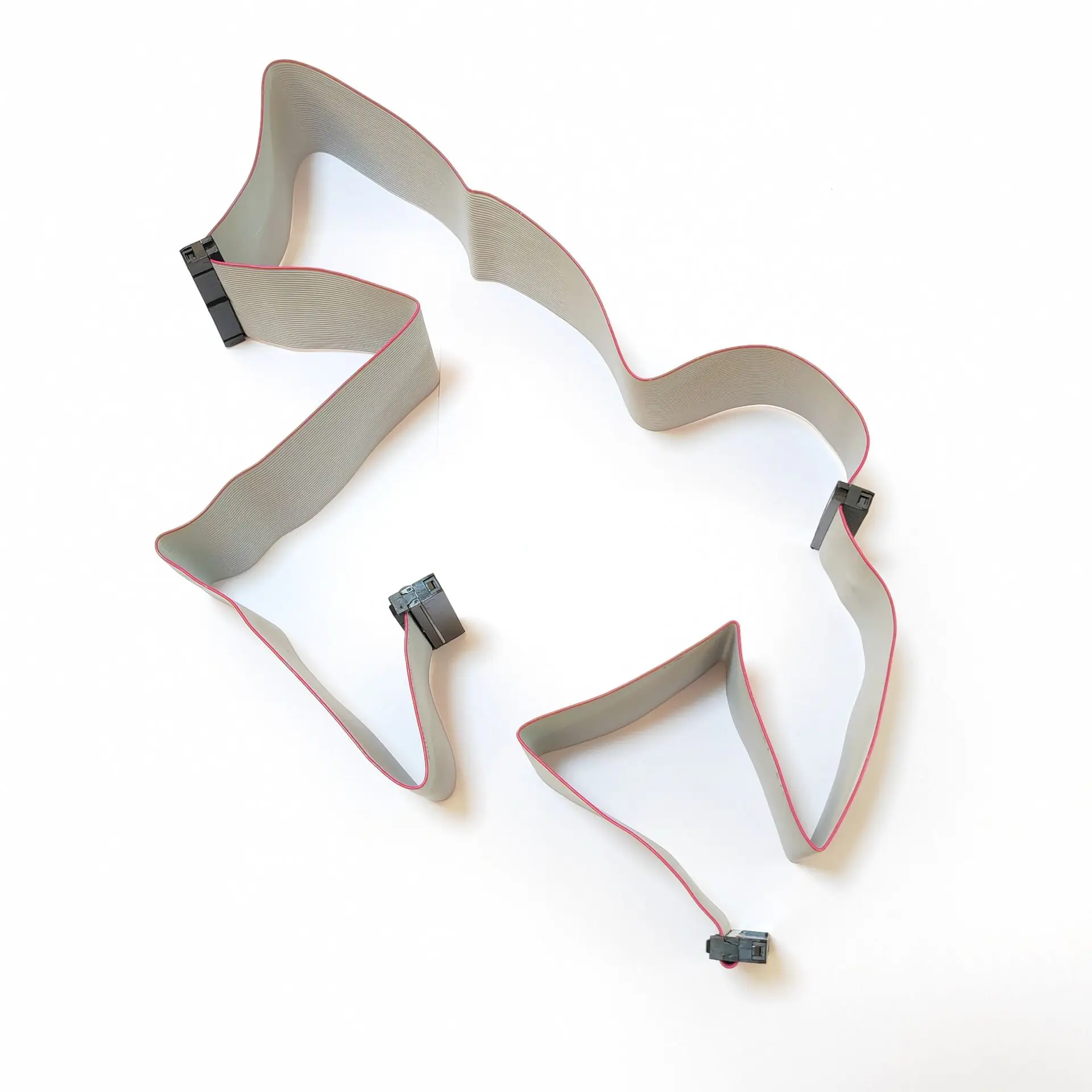 4-портовый высокоскоростной ультра ATA/33 40Pin 40-проводной 3,5 3.5in IDE жесткий диск DVD CD 2-дисковый ленточный кабель для передачи данных 100 см