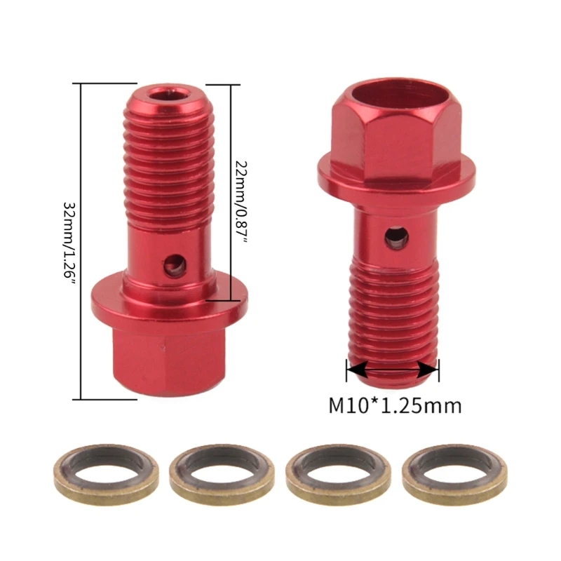 Рисунок 6 - Тормозной шланг, болты банджо M10x1,25,