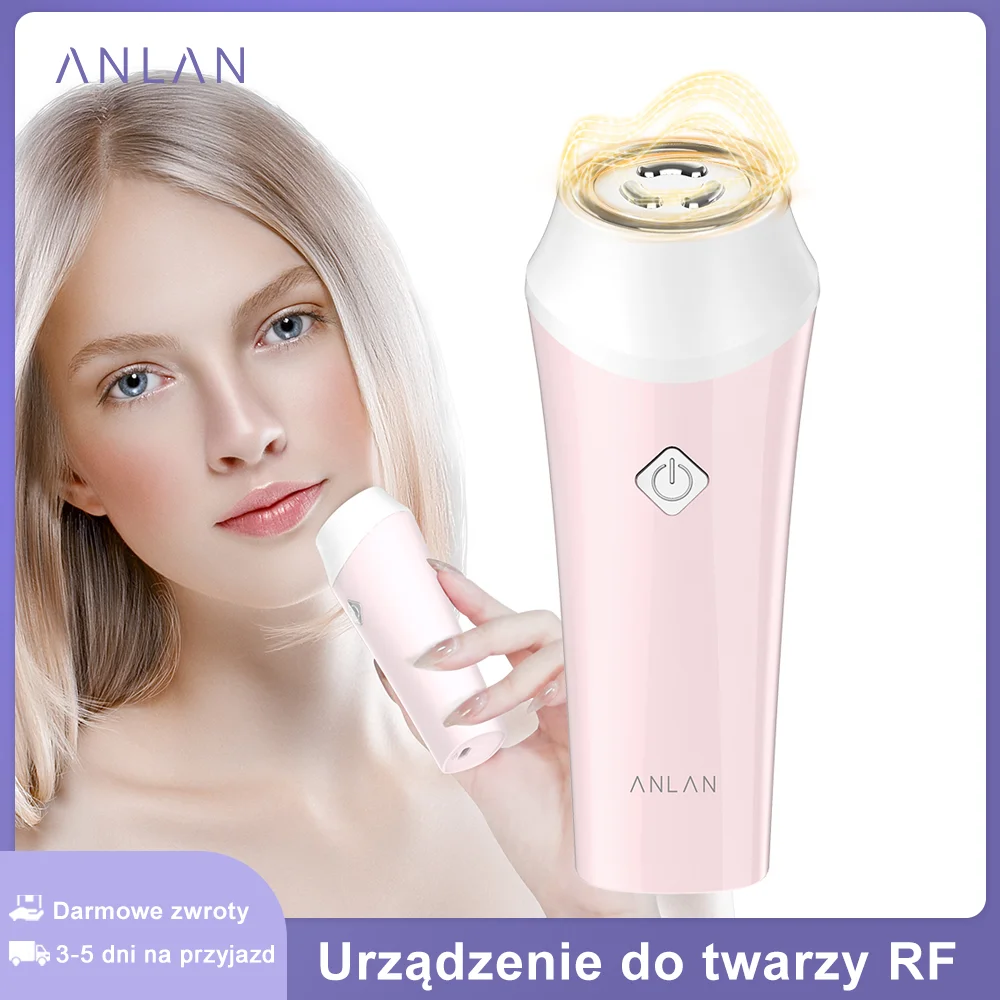 

ANLAN RF Facial Lifting Beauty Device RF Lifting Radio Frequency Facial Mesotherapy Skin Rejuvenation Firming Wrinkle Removal