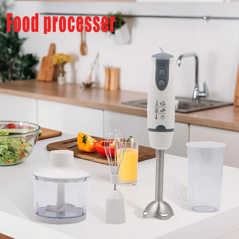 Hand Mixer Electric Food Processors with Bowl Food Mixers Kitchen Robot Frother Milk Electric Meat Grinder with 2 speeds