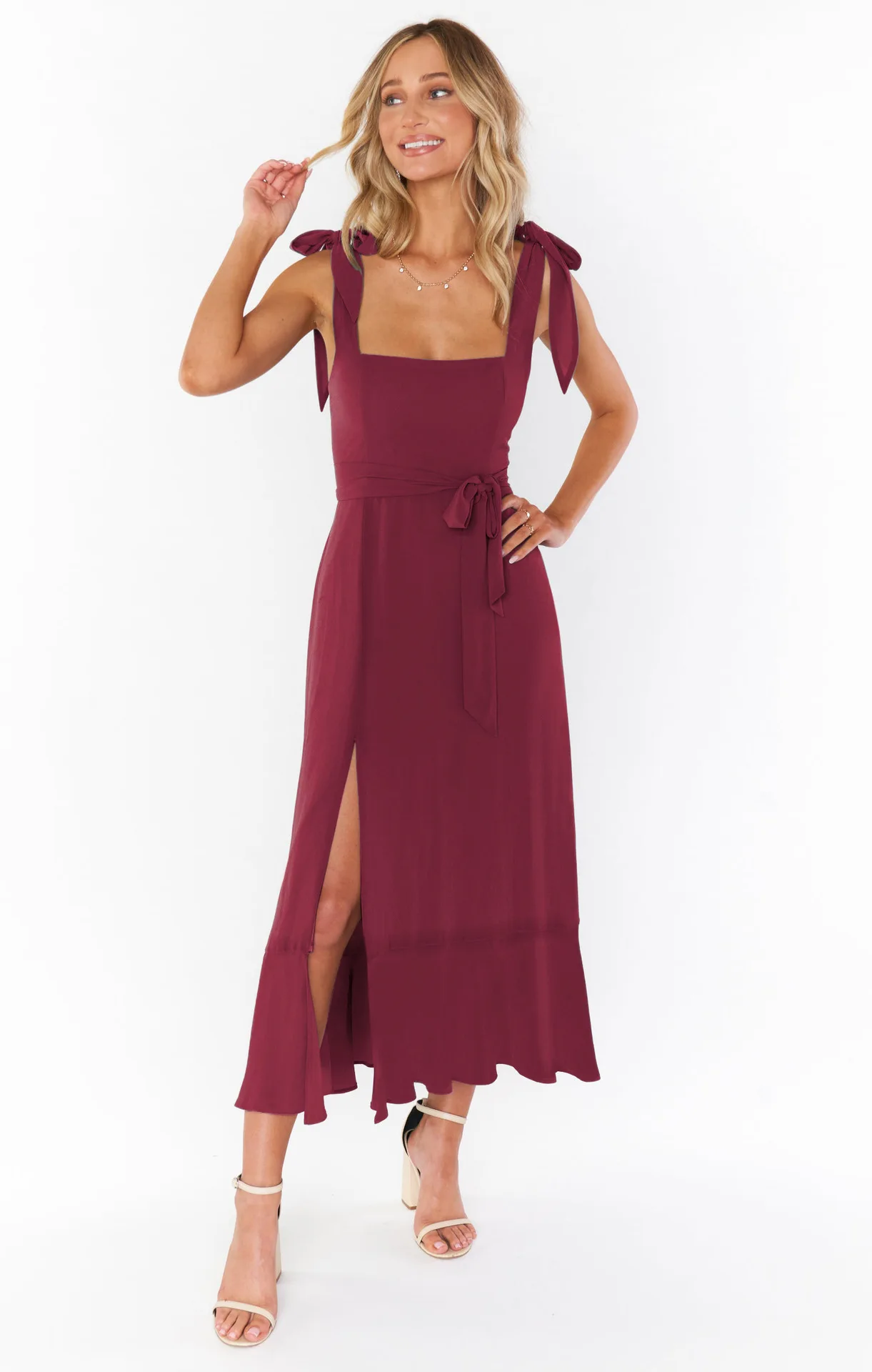 

Summer new fashion maternity split dress GRAY22