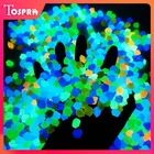 300 шт.упак., украшение для сада, светящиеся камни, светящиеся в темноте, искусственное украшение для аквариума, галька, камни для аквариума