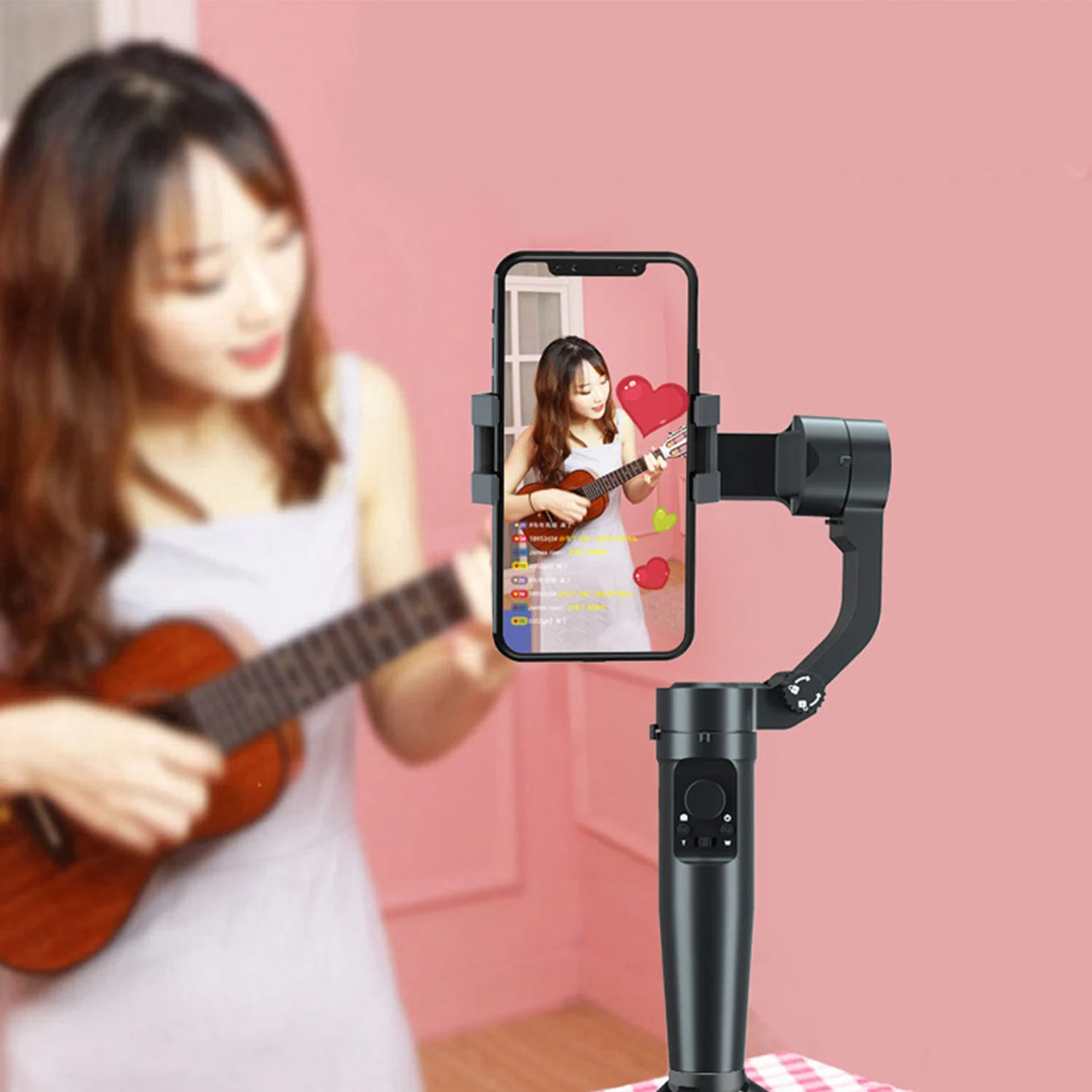 

Складной 3-осевой портативный стабилизатор для смартфона