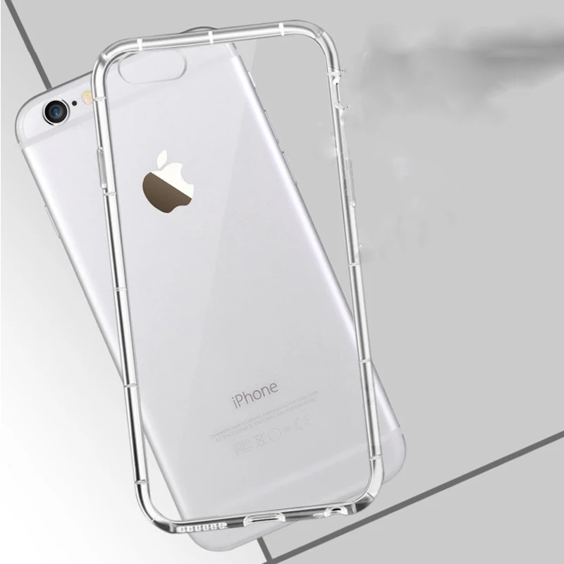 

Airbag Ultra Thin Case For iPhone 14 13 12 11 Pro XS Max Mini XR 7 8 Plus 6s SE Clear Transparent TPU Silicon Cover Rubber Shell