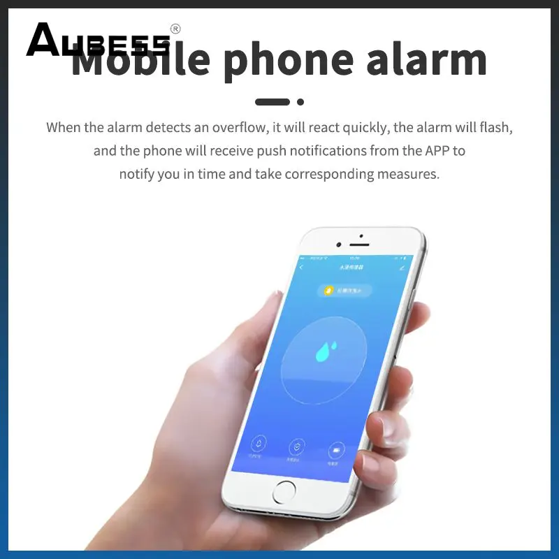 

Датчик утечки воды Zigbee Tuya, умный детектор для умного дома, с приложением