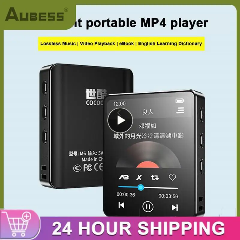 

Expandable Memory Mp3 Mp4 2.5-inch Full Touch Screen Student Walkman Automatic Read Aloud 3.5mm Jack Vision Full Touch Player