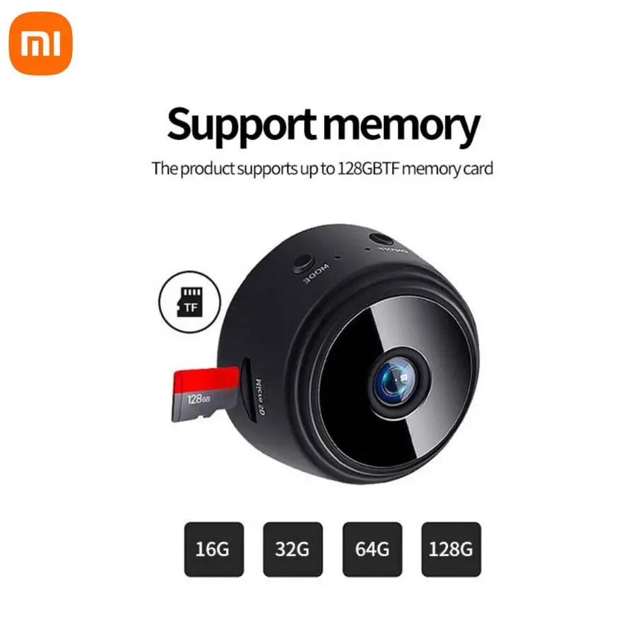 

XiaoMI Wi-Fi камера 1080P HD Регулируемый микродиктофон беспроводные мини-видеокамеры Видеонаблюдение IP-камера A9 мини-камера