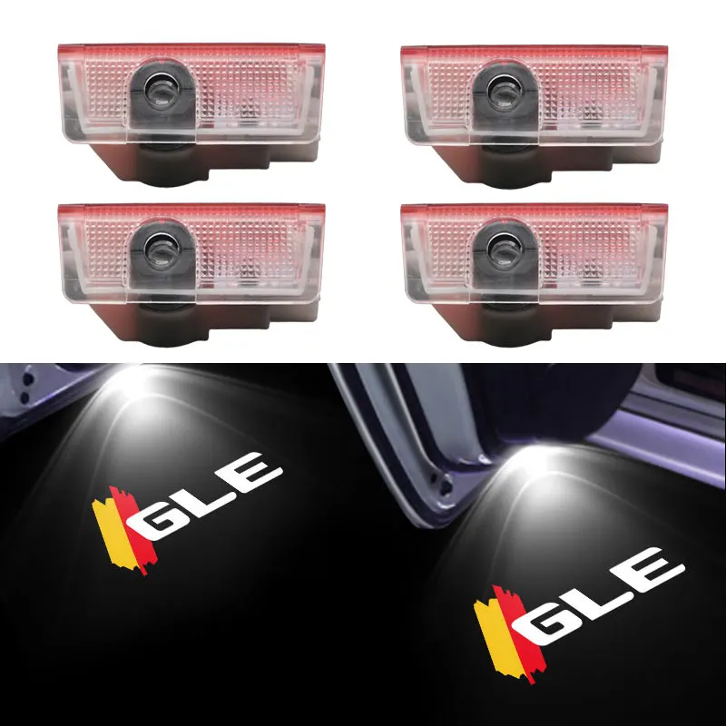 

2Pcs Car Door Welcome Light Ghost Shadow Light For Mercedes Benz GLE LED Car Door Light Laser Projector Lamp