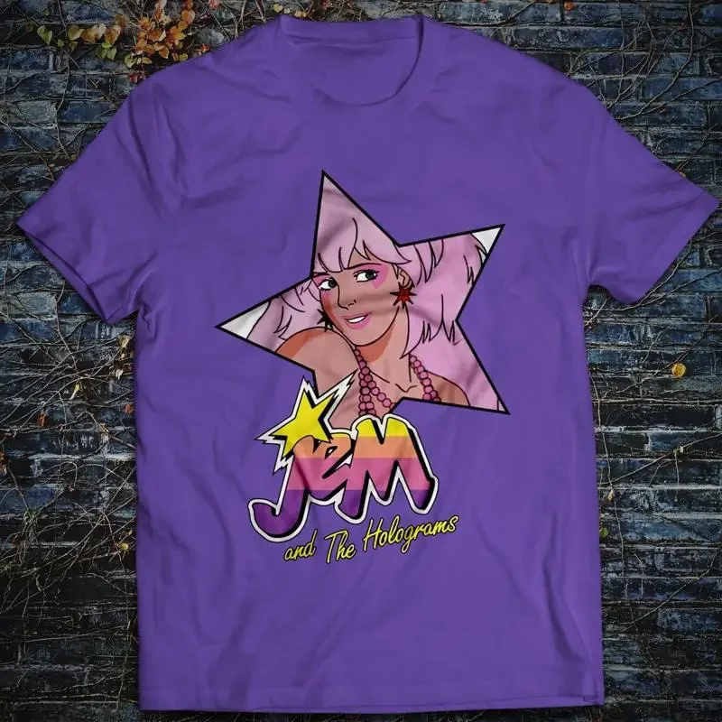 Фото Хлопковая футболка S 5XL Jem and the Holograms Jerrica Benton Kimber Stormer №1