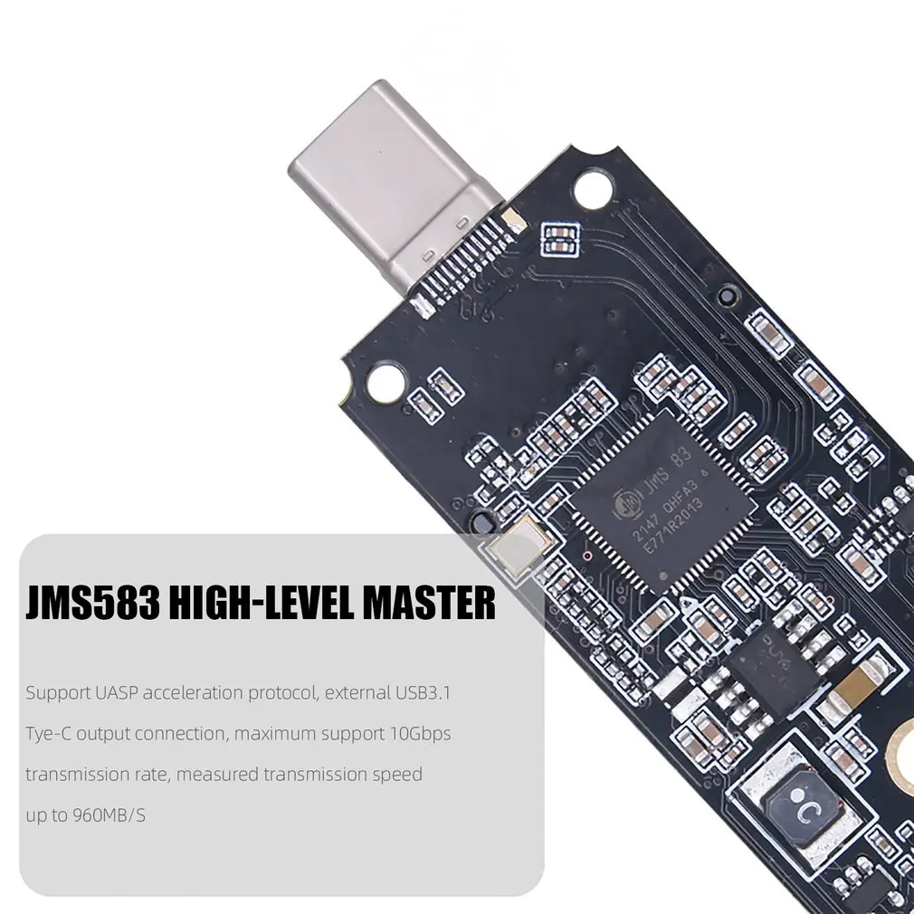 Фото Адаптер M.2 NVME SSD на USB 3.1, внутренний конвертер USB3.1 Gen 2 PCI-E на USB-A 3.0, 10 Гбит/с, для Samsung 970 960/для Intel, НОВИНКА №4