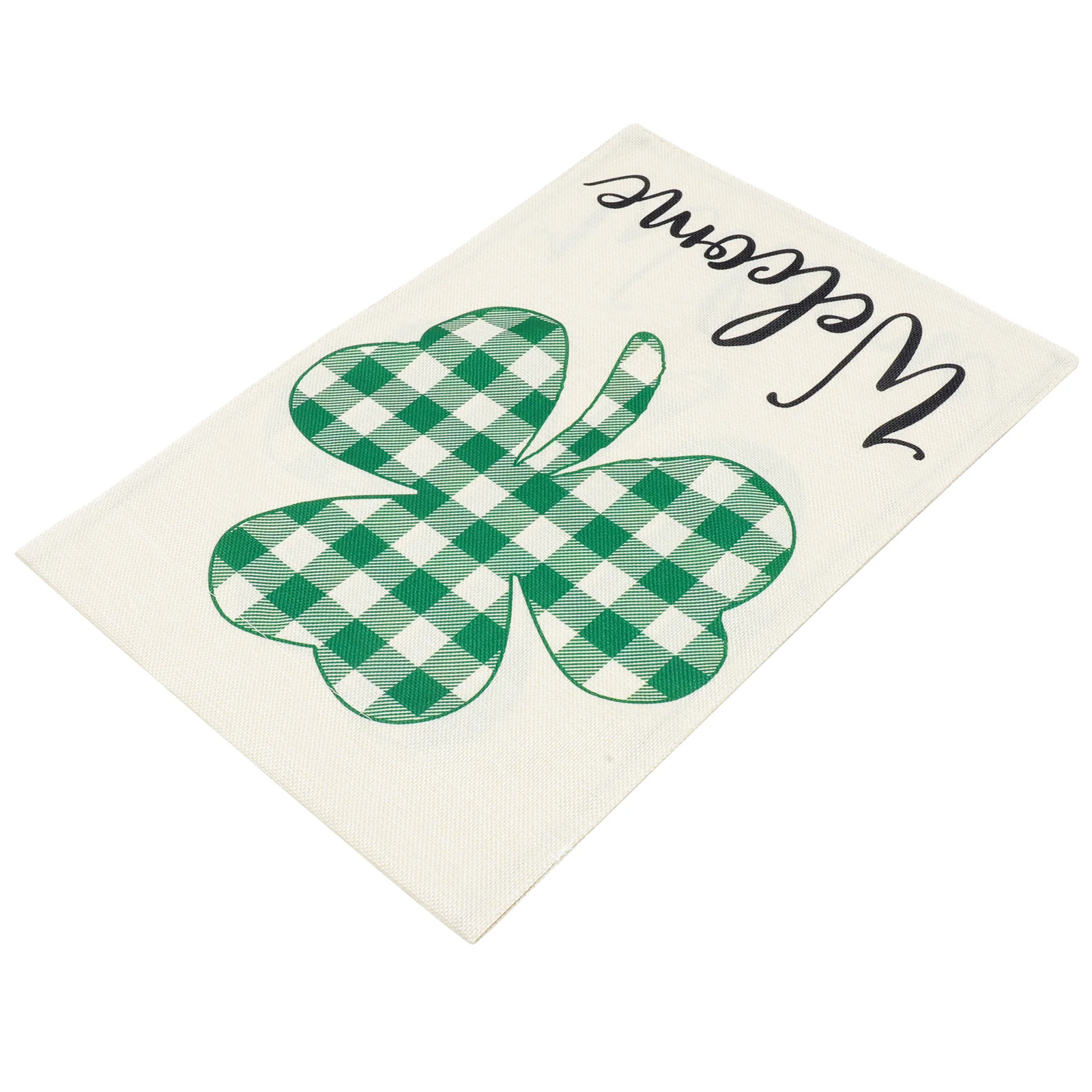 

Flag Garden Shamrock St Patrick Welcome S Flags Day Outdoor Farmhouse Holiday Lucky Sided Double Spring Banner Seasonal Yard