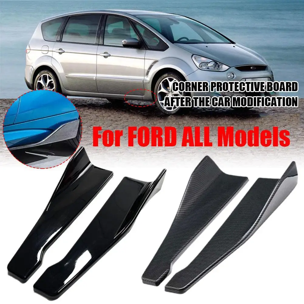 

Universal 48CM Car Side Skirt Bumper Spoiler Splitter Protector Anti-Scratch For Audi For HONDA For TOYOTA For NISSAN For FORD